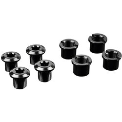 absoluteBLACK Chainring Bolt Set - Short Bolts and Nuts Set of 4