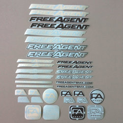 Free Agent Frame Decal Set